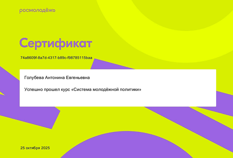 сертификат Проводники смыслов